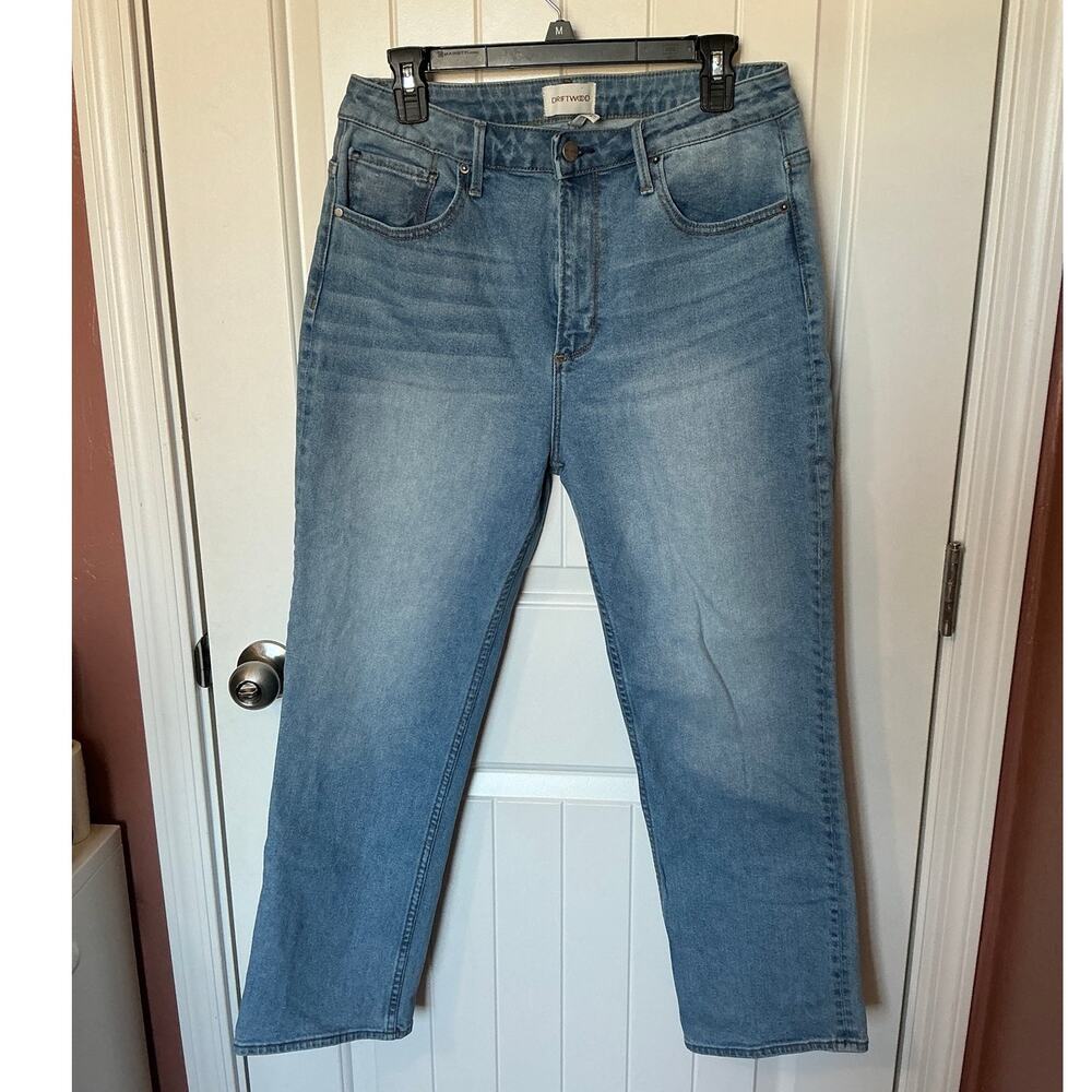 NWOT Driftwood Stella Straight Leg Jeans W30 Medium Wash